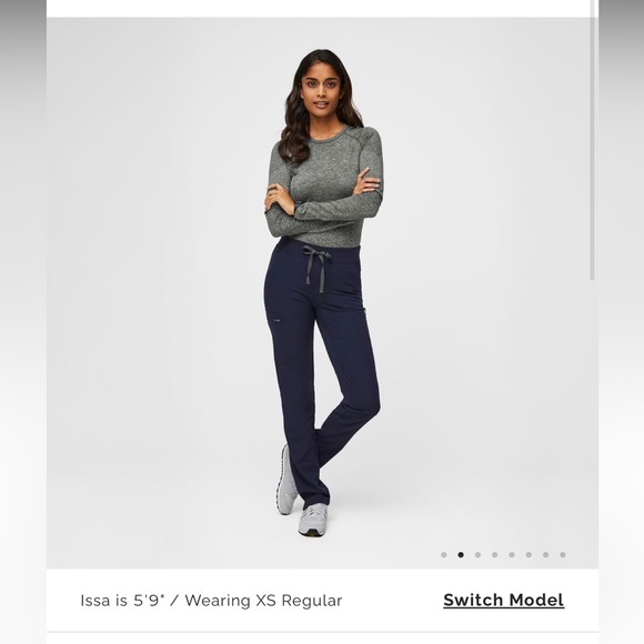 FIGS Navy Yola Skinny Pants 2.0 Regular XS - Picture 1 of 4